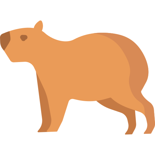 An icon of a capybara